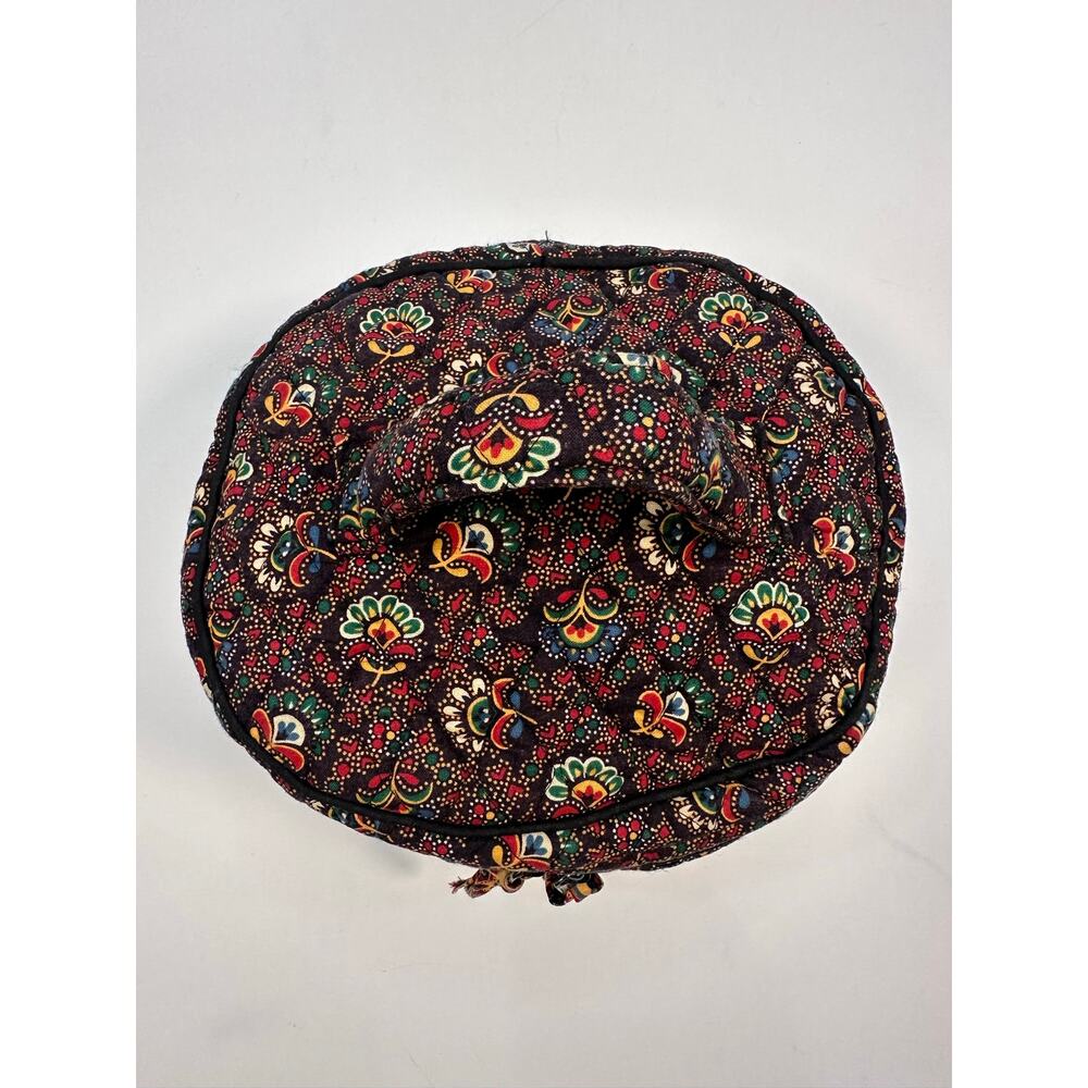 Vintage Y2K Vera Bradley Paisley Cotton Travel Toiletries Zipper Case - Picture 2 of 8